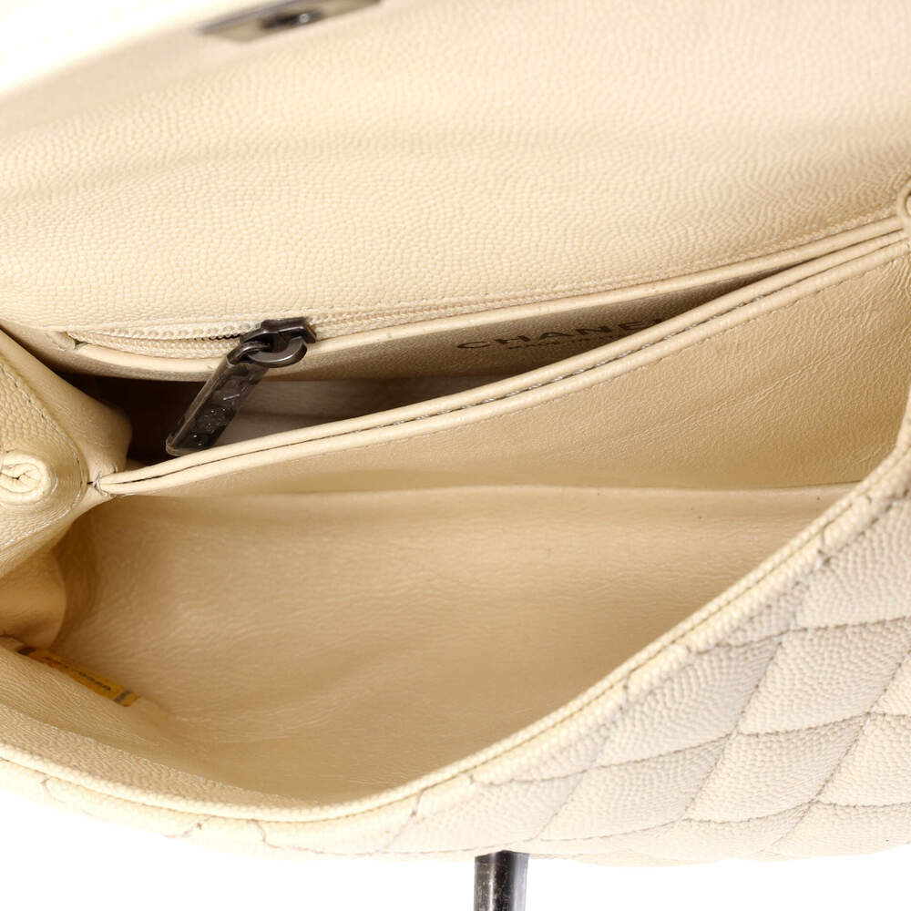 Chanel Coco Top Handle Bag Quilted #248410C46B - Picture 5 of 7